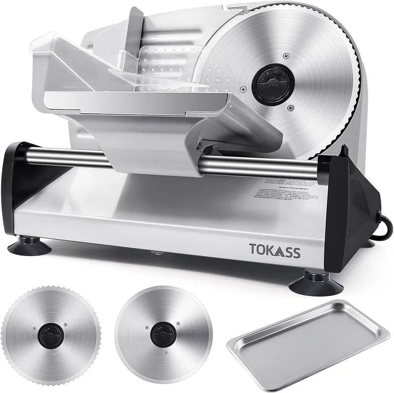 TOKASS 200W Meat Slicer Machine for Home Use